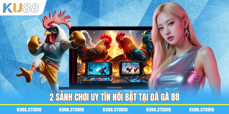2 sảnh chơi uy tín nổi bật tại đá gà 88